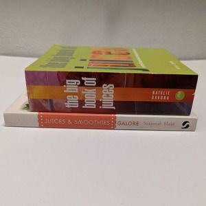 Juice & Smoothie Book Lot (2 Paperback) – 400+ Blends for Everyday Health